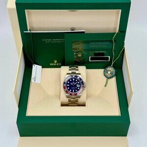 NEW 2025 Rolex GMT-Master II “Pepsi” 40mm 126719BLRO White Gold Oyster